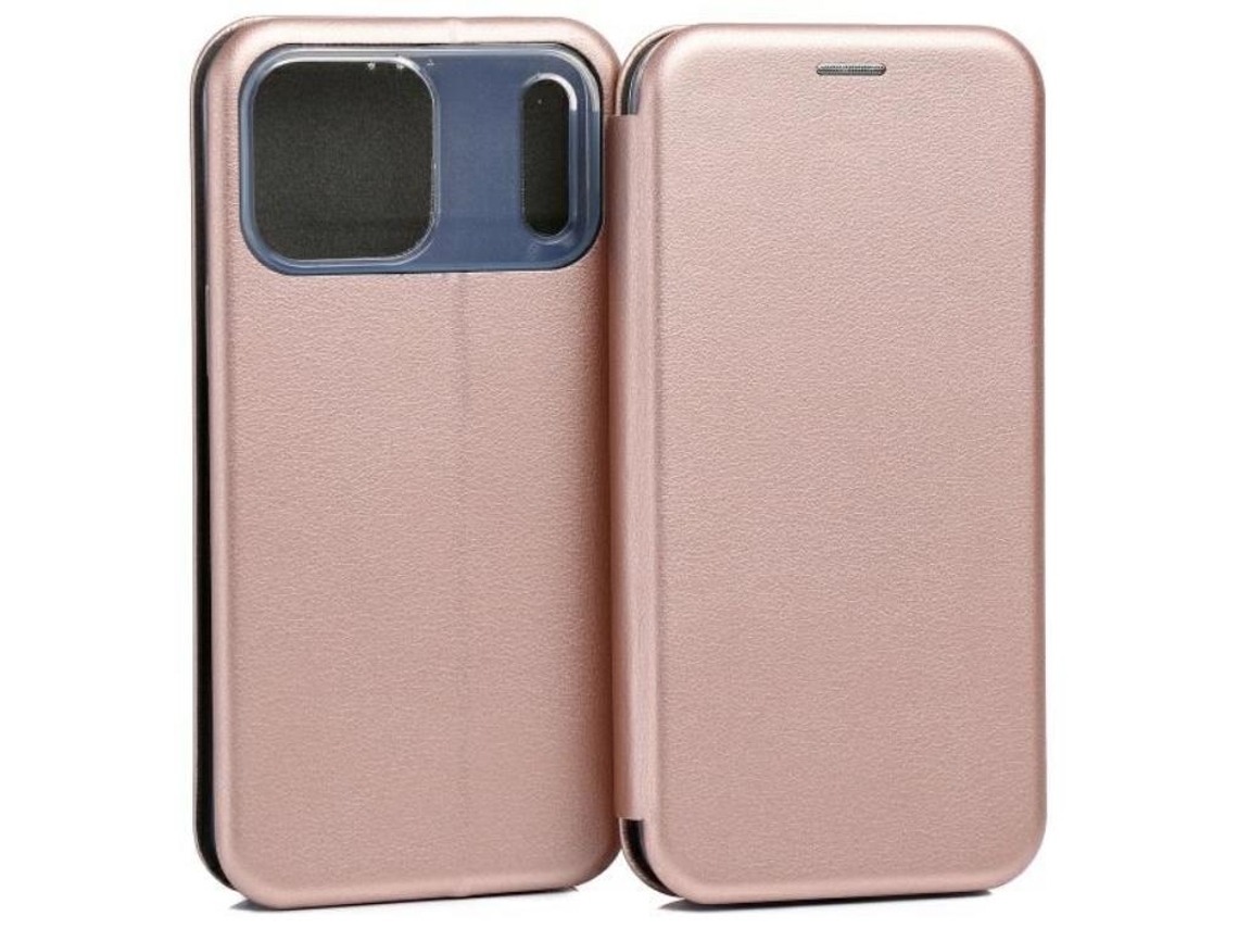 Capa Carteira Magnética Beline Para Iphone 17 Pro Max - Ouro Rosa