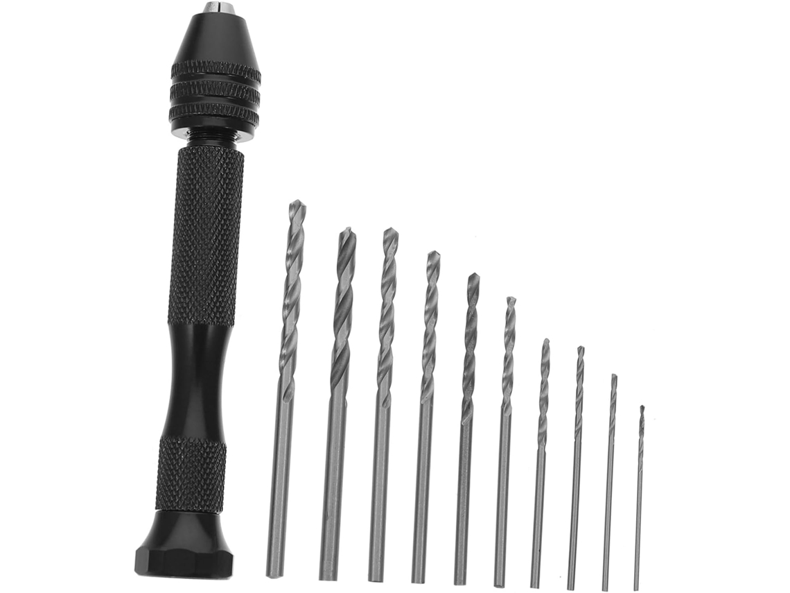Brocas Manuais Com Torno De Precisão. Kit Fabricado Em Material