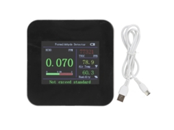 Laxiscreed Detector De Névoa, Pm2.5, Formaldeído Com Vídeo E Certificação Fcc Para Monitoramento De Temperatura, Umidade E Co2