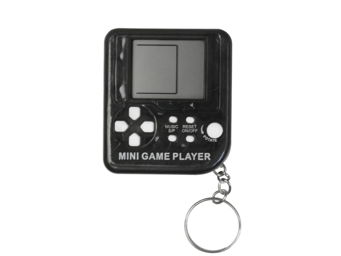 Bjww-Classic Mini Retro Portátil Chaveiro Game Console com LCD Brinquedo Eletrônico Anti-Stress