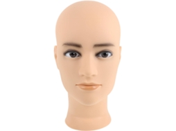 Cabeça de Manequim Masculino Para Perucas - Modelo Masculino Careca Realista