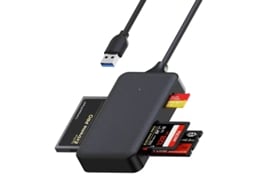Leitor de Cartões 4 em 1, Usb para Cf Ms Sd Tf AQUAFORGE