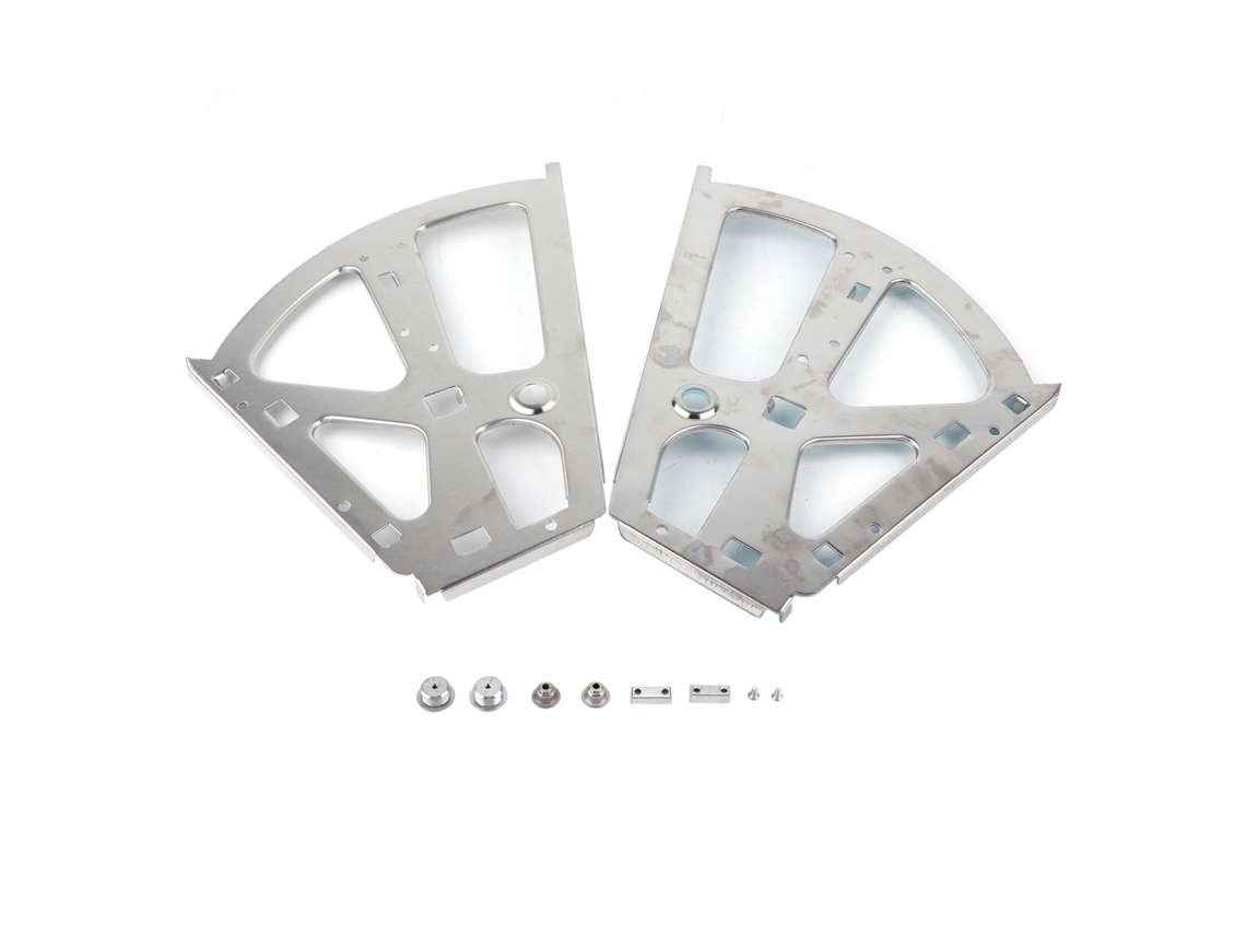 2pcs Dobradiças de Armário de Sapatos Aço Inoxidável Racks Giratórios para Gaveta 2 Camadas | S/MARCA