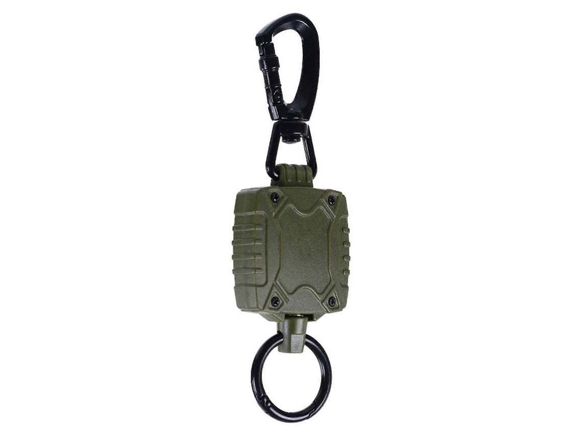 Porta-chaves Retrátil Com Cordão De Aço De 60 Cm (23,62") Para Crachás E Chaveiros.
