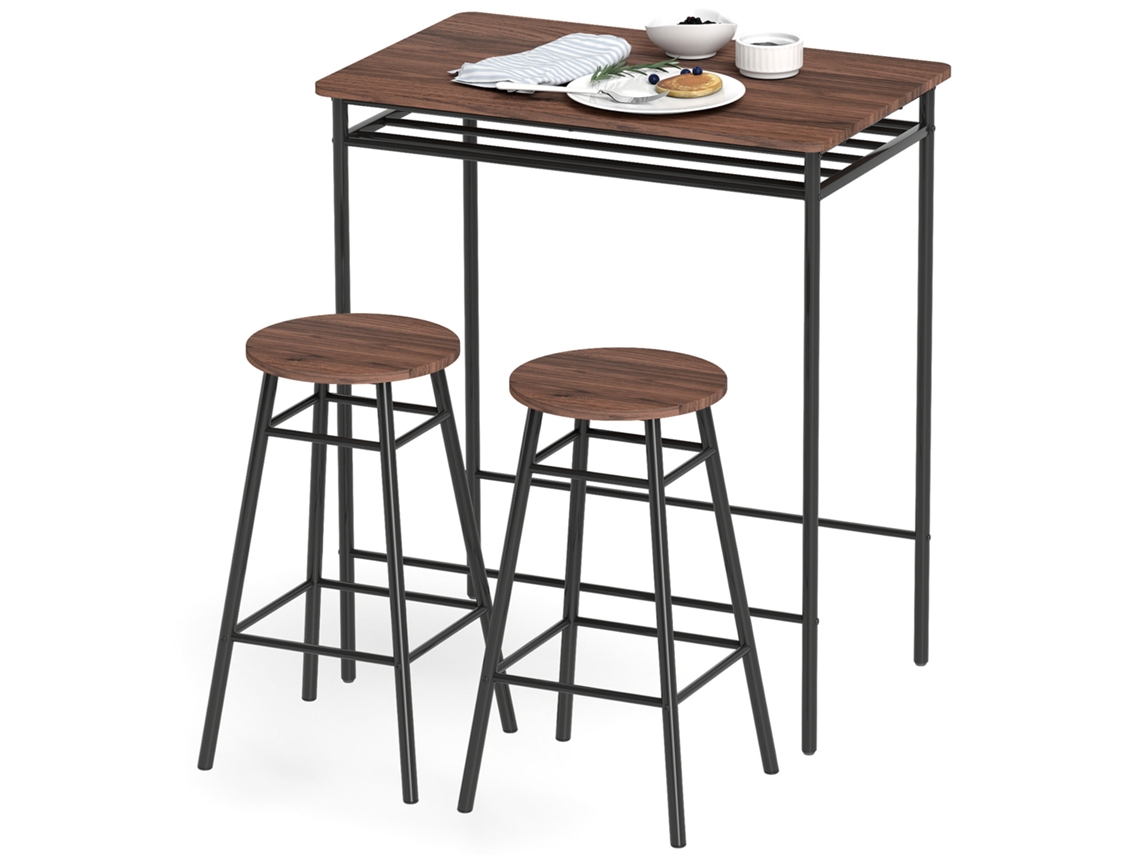 Mesa Alta, Em Aço, Para Cozinha