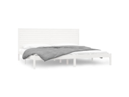 Bed Frame, Bed Frames Vidaxl Branco Madeira (200 X 200 Cm)