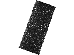 2026-tapete De Banho Antiderrapante Linjou Para Crianças Com Ventosas, Antimofo, Lavável À Máquina, 88x40cm Preto