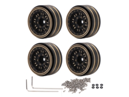 4pcs Aros De Roda Beadlock De Latão 1.2 Polegadas Para Carros Rc Crawler Traxxas 1/18 Acessoários De Upgrade