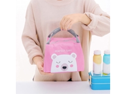 Lancheira Térmica Portátil, Infantil, Compacta, Uso Almoço