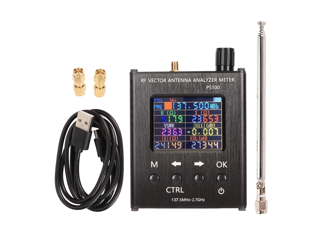 Analisador de antena RF EOOCOO N1201SA com teste VSWR e análise RF