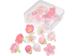 Alfinetes Decorativos Anneome, 30 Peças, Alfinetes Florais De Resina Para Quadro Cortiça, Alfinetes Para Fotos Decoração