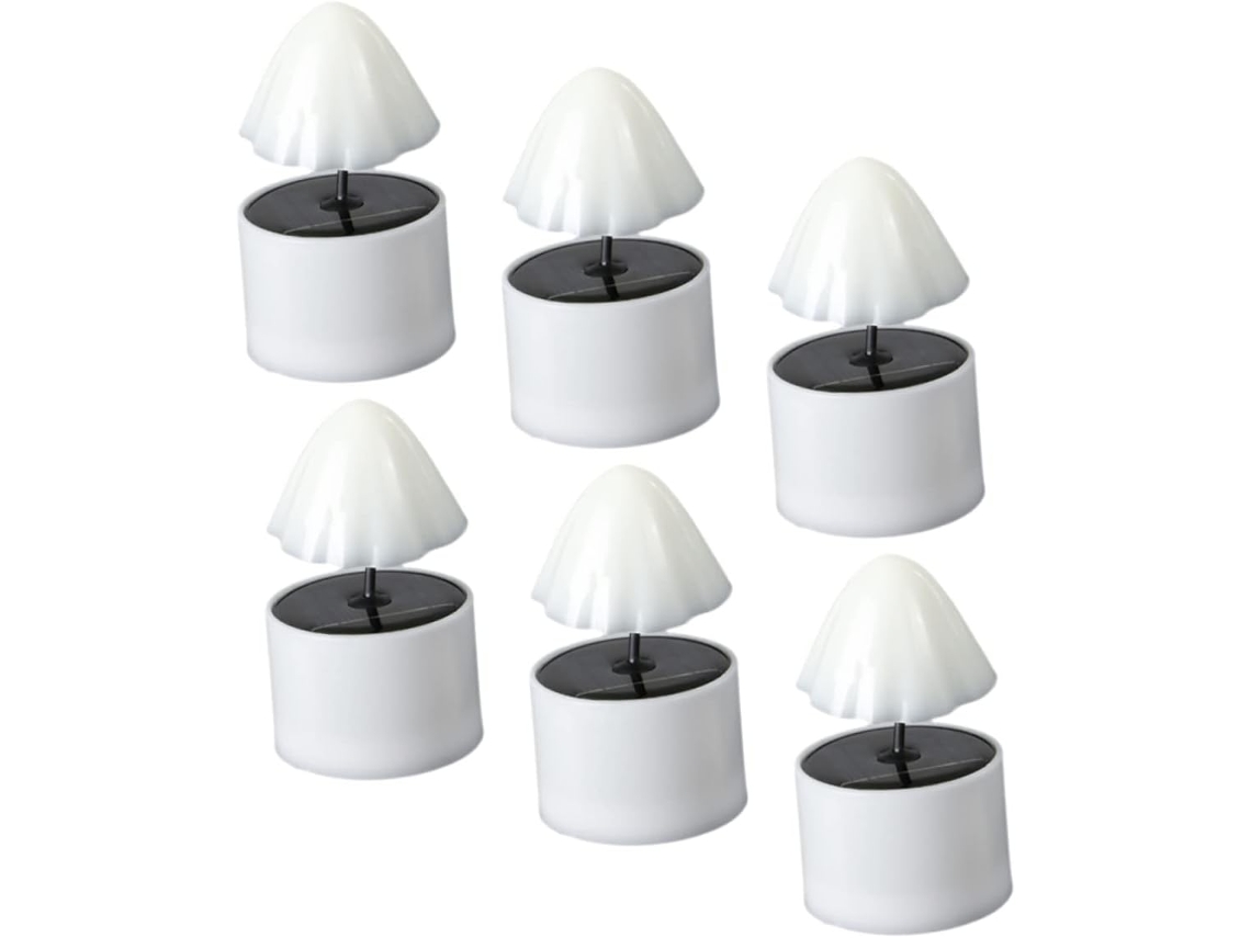 Conjunto de 6 Velas Led para Jardim e Exterior. SFUSHOS
