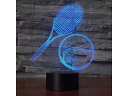 Luminária Noturna 3d de Mesa com Controle Remoto e Efeito Touch, Ilusão Óptica, 7/16 Cores, Mudança de Cor, Decoração para Casa BRILVIBERA