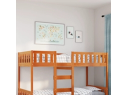 Cama De Criança Sem Colchão 90x200 Cm Pinho Maciço Castanho-mel