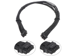 Cabos Modulares Com Manga Pcie 5.0 12vhpwr, Cabo Macho Para Macho Psu, Adaptador De 12 4 Pinos