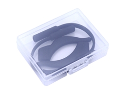 Ganchos  Pontas Têmporas Retentor Manga Silicone Preto*