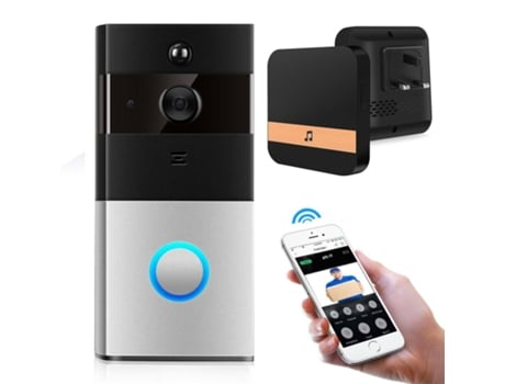 Timbre Wi-Fi con cámara y 2 teléfonos, sistema de conexión de video, monitor de hogar inalámbrico Sunny Spaces