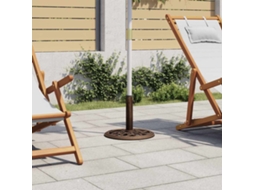 Vidaxl Base Para Guarda-sol Ferro Fundido 40x40x32 Cm Bronze