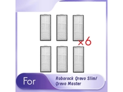 6pcs Cleaner Filter For Qrevo Slim/qrevo Master Filter Cleaner Parts Replacement Sweeping Robot Acc