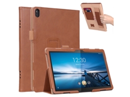 Capa‑flip Horizontal De Couro Pu Retro Halinuia, Suporte, Duas Ranhuras De Cartão E Cinta Manual, Compatível Com Lenovo Tab P10 E Tab M10 Séries