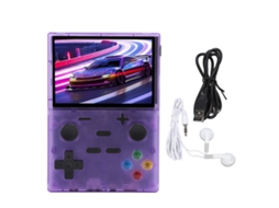Aetheria console de Jogos Retrô Portátil Linux 3,5 Polegadas Tela Ips com Saída Hdmi Roxo Transparente