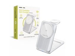 Carregador Dobrável Qi2 3 em 1 MOBILE ORIGIN para Celulares.