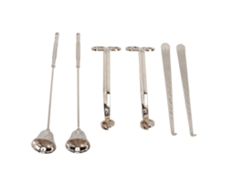 Kit 6 Peças Acessórios Velas Inox Durável