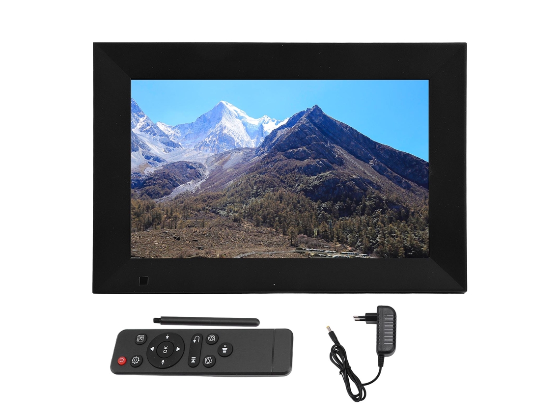 Quadro de Fotos Digital EOOCOO (tela Hd Ips com Reprodução 1080p)