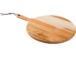 Tábua de Cozinha TRAMONTINA Redonda (30 cm - Madeira Teca)