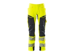 Calças Grandes Com Bolsos Para Joelheiras Accelerate Safe 19279 Amarelo 56 / 30 MASCOT