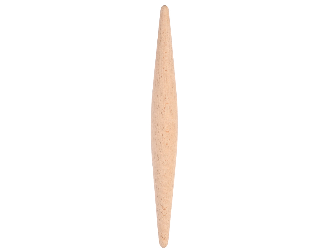 Rolo de Madeira para Biscoitos Pizza Tortas Massas 28cm Utensílio de Cozinha Confeitaria