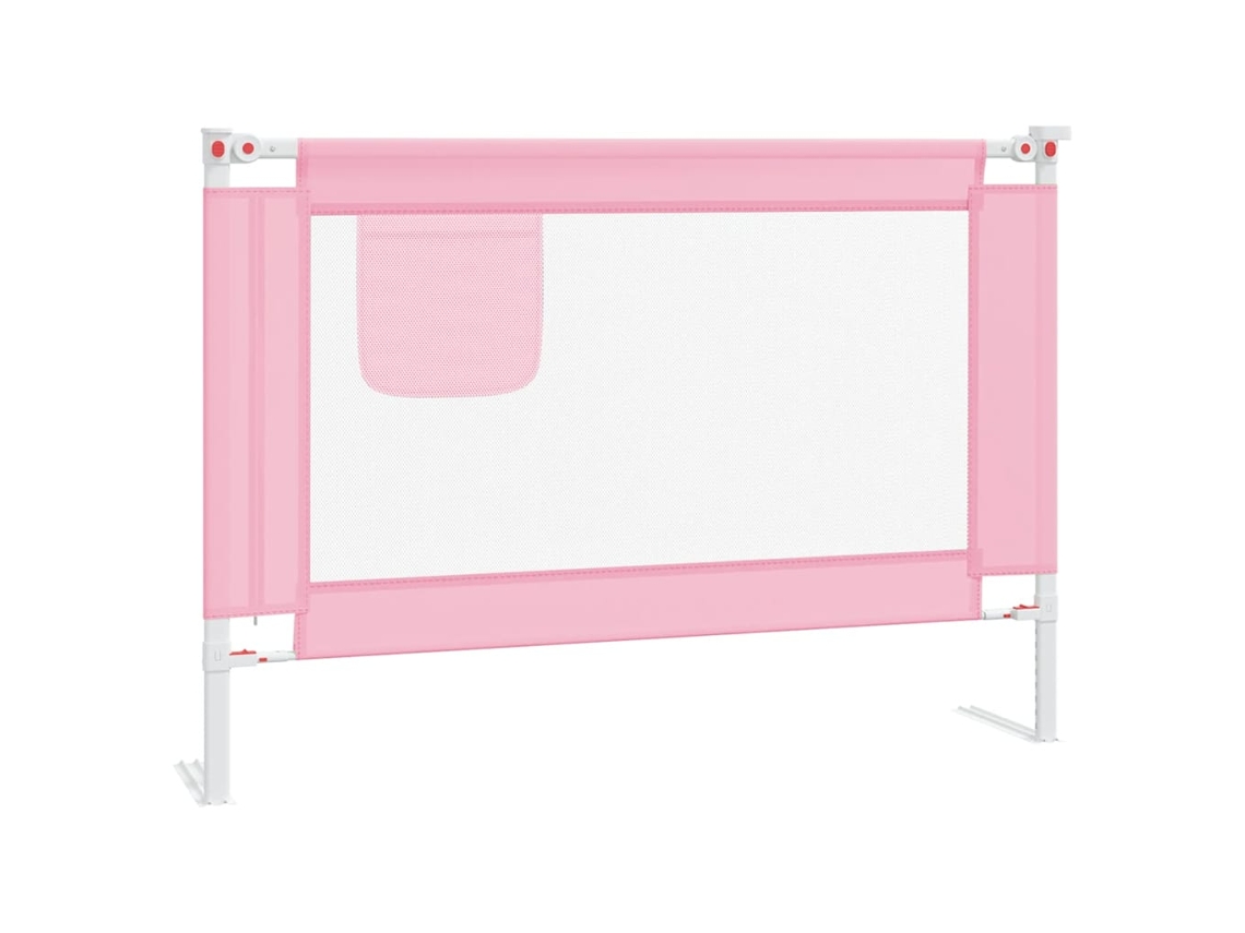 Bed Rail, Bed Rails Vidaxl Cor-de-rosa Tecido (90 X 25 Cm)