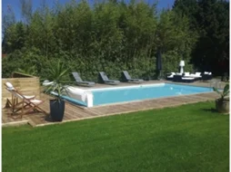 Piscina rectangular de madera "Oceano" - 9.20 x 5.20 x 1.44 m