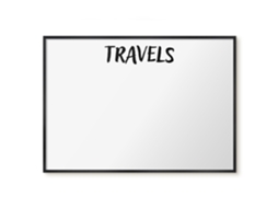 Magnetic Board Travels For The Living Room Espelharte (100x70 Cm)