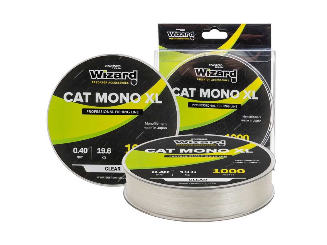 Monofilamento Cat Xl 250 M Transparente 0.800 Mmwizard
