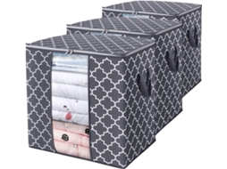 Sacos De Armazenamento Pacote Com 3/100l Cobertor Grande Para Roupas E Armazenamento