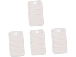 Outanaya Conjunto De 4 Calços Niveladores Plástico Para Pés Móveis Ideal Projetos Diy E Proteção Do Piso