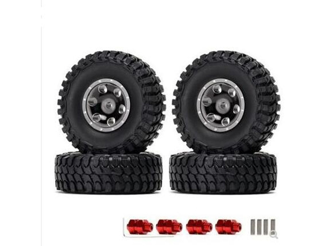 Kit Adaptador De Extensão Sextavada Para Roda, Pneu, Aro, Cubo De Roda Para Carro Rc Crawler 1/24 Scx24