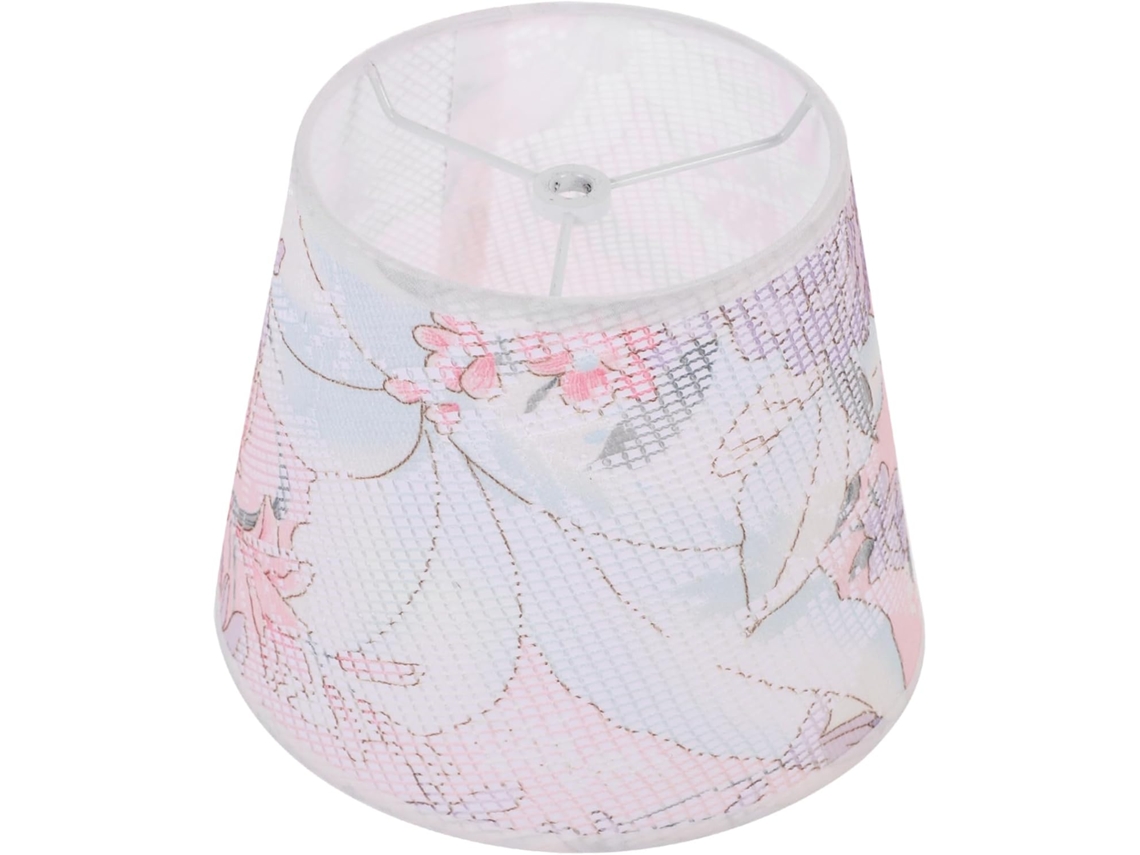 Capa para Lâmpada de Lareira com Estampa Floral, Elegante e Generosa. SFUSHOS