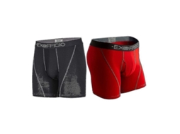 Conjunto de 2 Calcinha Boxer Masculina Exofficio Sport Mesh 6 Polegadas Tamanhos EUA