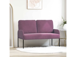 Vidaxl Sofás Com Almofada 110cm Roxo Contraplacado