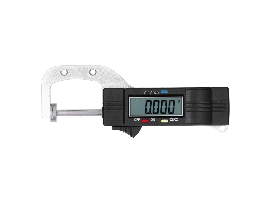 Medidor de espessura digital horizontal, precisão de 0,01 mm, ferramenta manual para fabricação de joias, 0-25 mm