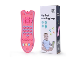 Brinquedo De Bebê De Simulação Com Controle Remoto, Música E Aprendizagem De Inglês Tv Rosa