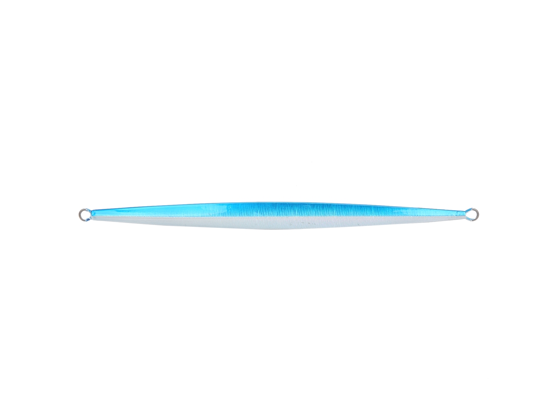 Isca Artificial Metal para Pesca de Barco Azul Branco