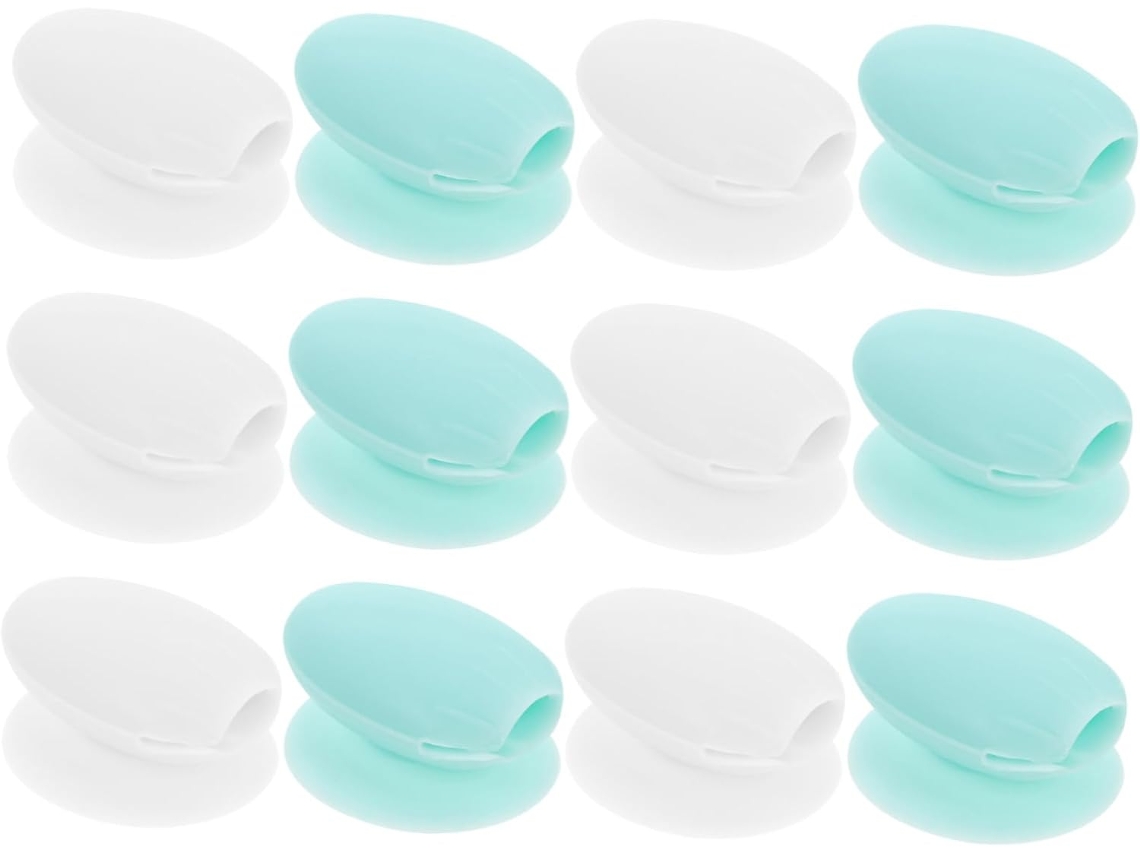 12 Protetores De Silicone Para Pincel Labial, Impermeáveis E Antiperda, Mantêm Seus Cosméticos Segur Gokoco