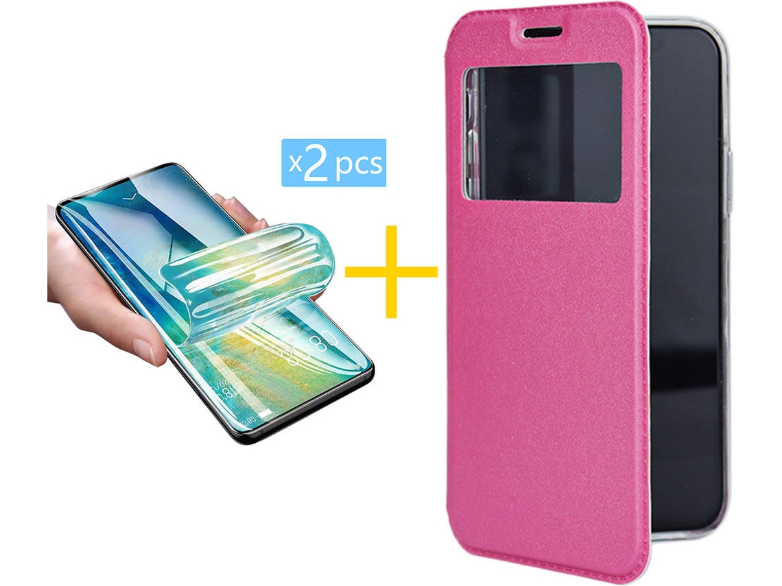 Capa + 2 Películas para iPhone 11 SKYHE Rosa
