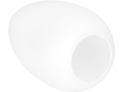Abajur Decorativo Artesanal Em Vidro Fosco Para Interiores, Acessório Exclusivo Para Luminária De Mesa.