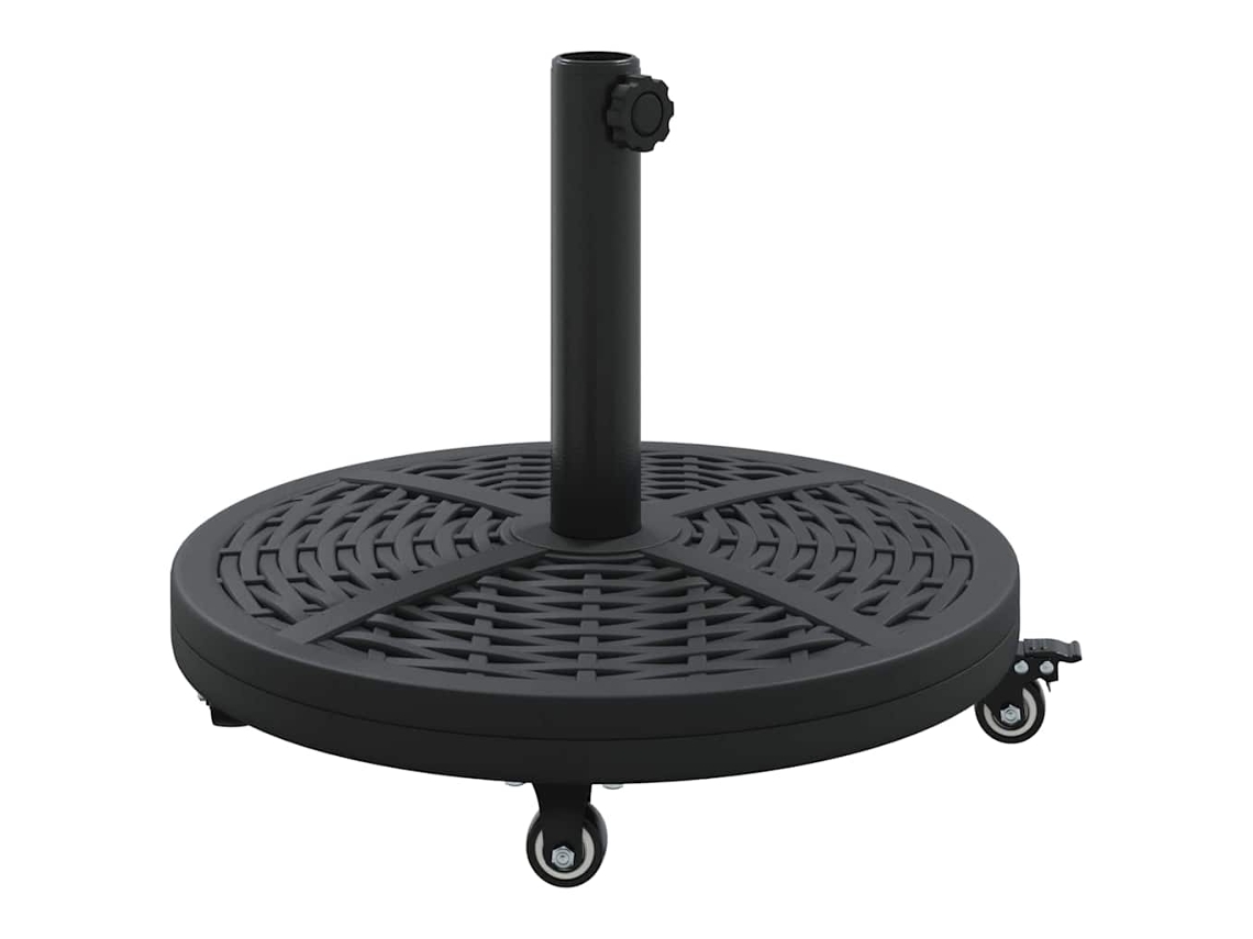 Maison Exclusive - Base Para Chapéu De Sol 15.2 Kg Preto Ferro Circular