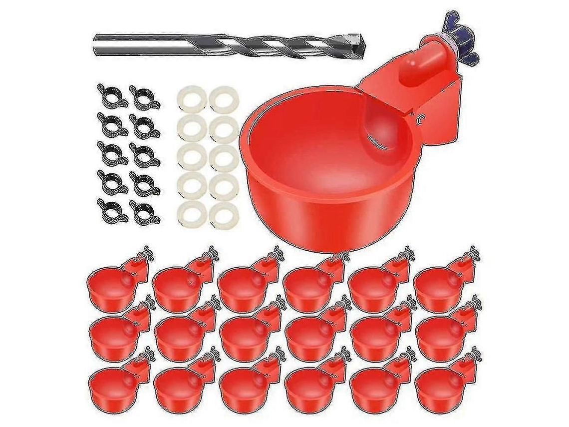 16 Pack Copos Automáticos Waterer Aves Waterers Copos de Aves com TAISHENGDA