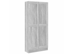 Book Cabinet, Book Cabinets Vidaxl Cinzeto Madeira Processada (n/a)